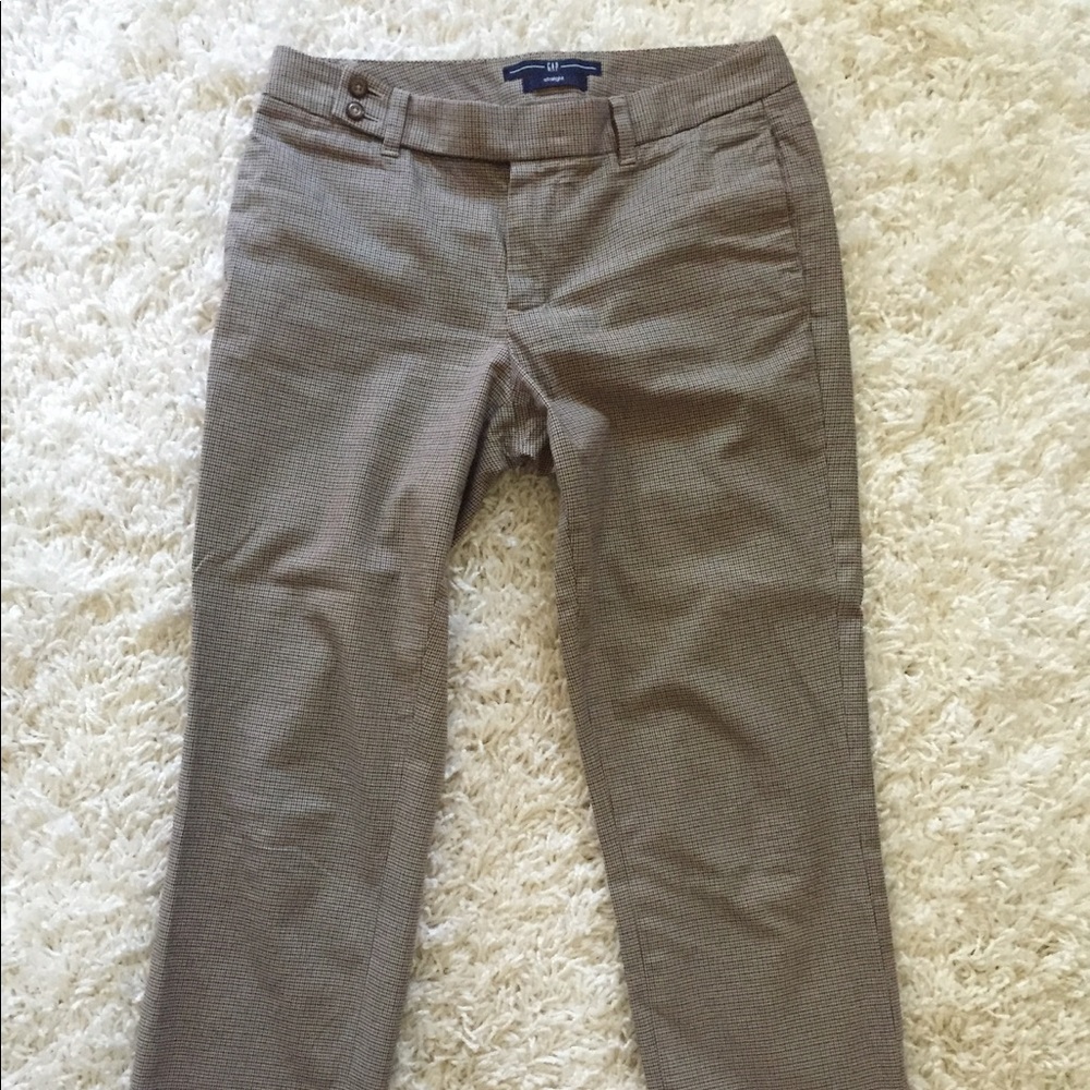 Checkered Gap Stretch Dress Pants